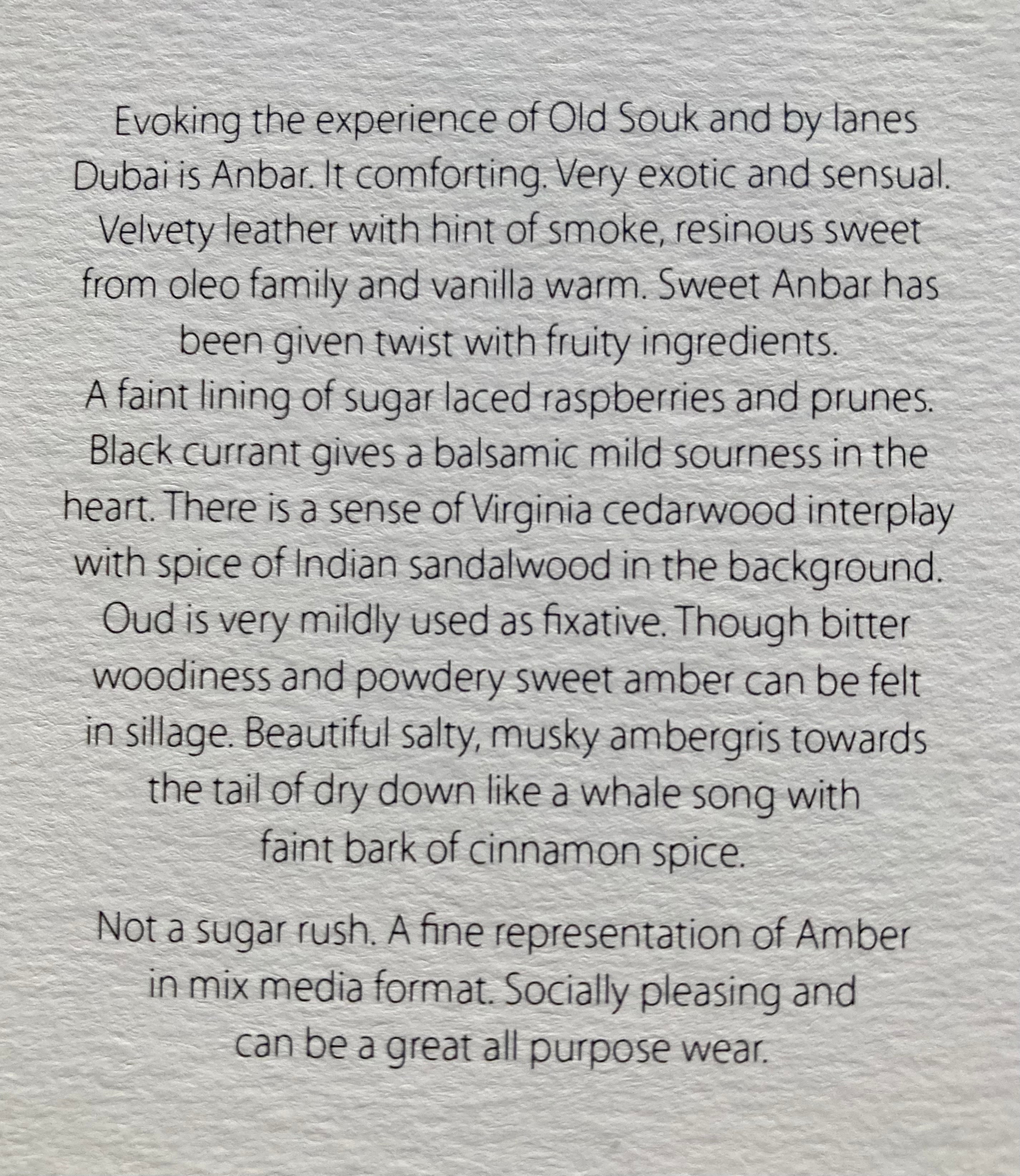 Anbar Dixit & Zak | 8 Drop, 1/2mL, 2mL, 5mL, 9mL or 10mL
