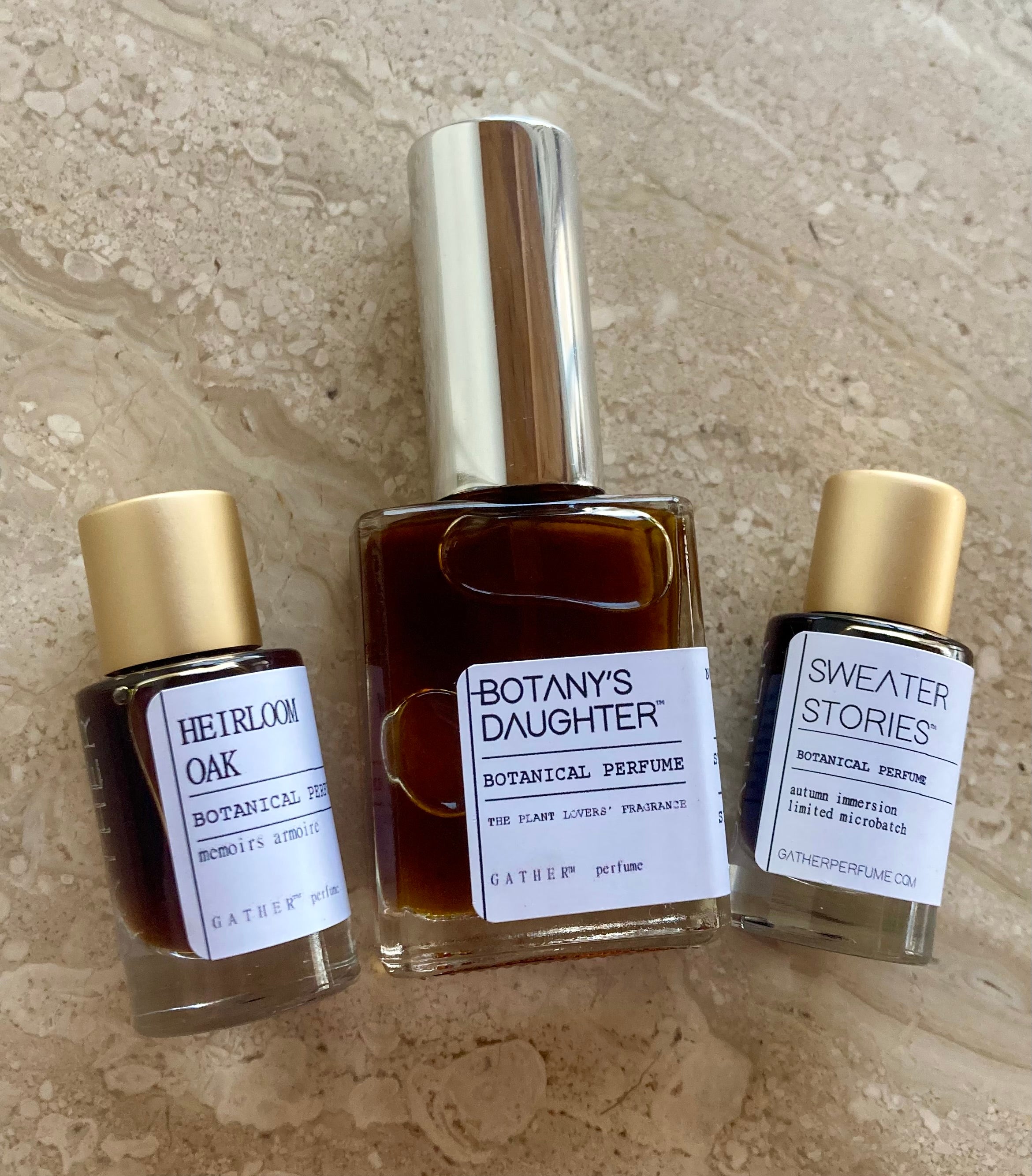 Gather Perfume Assorted Fragrances | 8 Drop & 1/2mL Samples