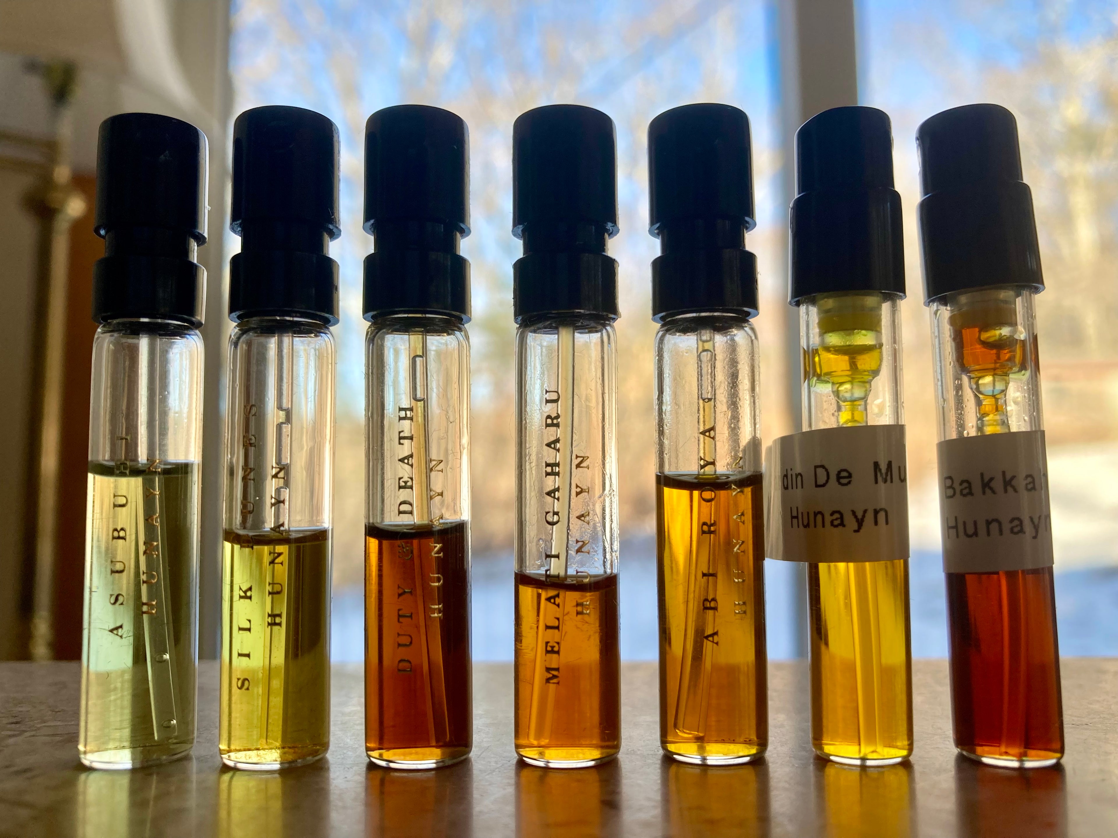 Hunayn London Assorted Fragrances | 8 Drop Samples