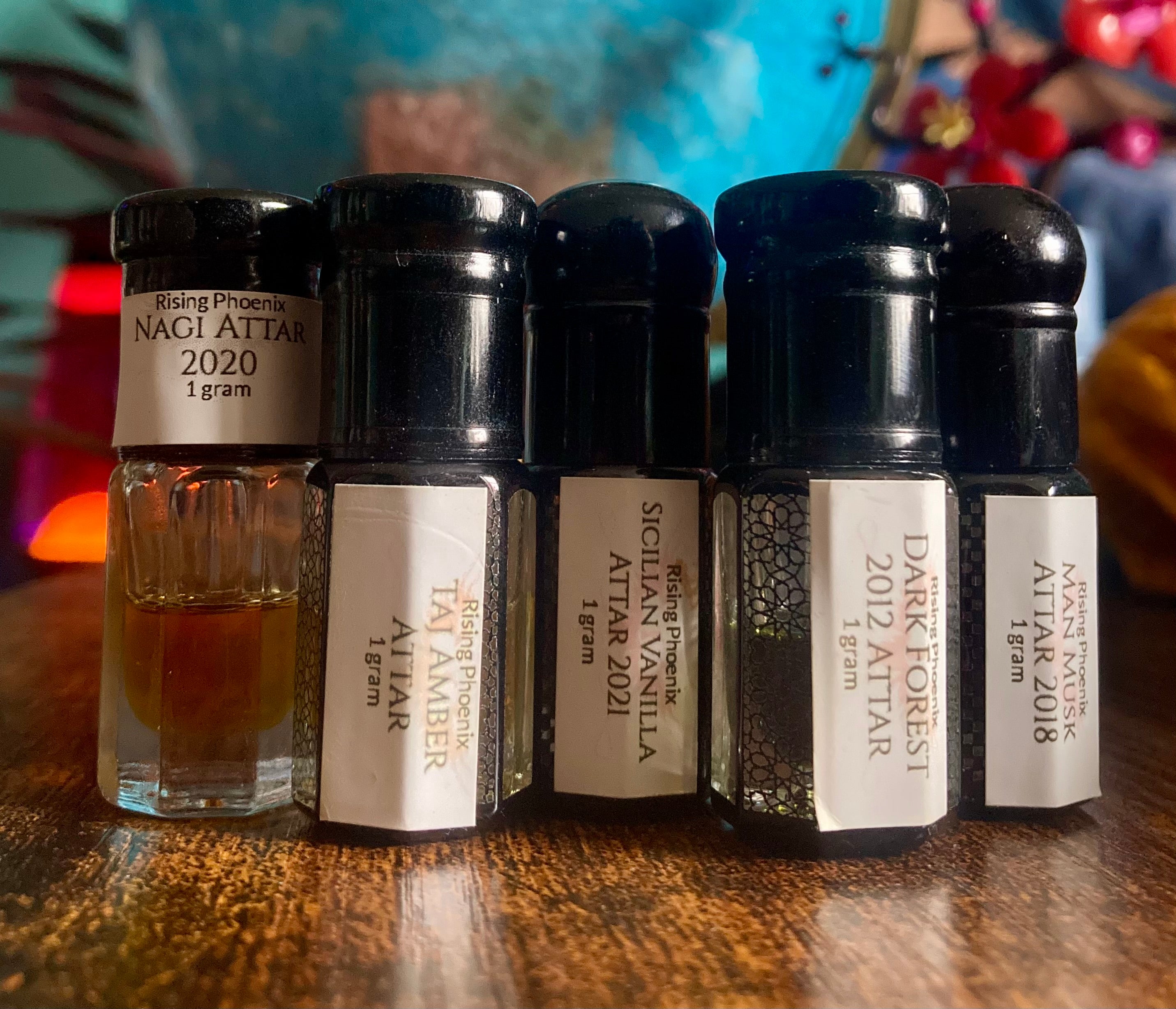 Rising Phoenix Perfumery Assorted Attars | 2 Drop, 0.1g & 0.15g Samples