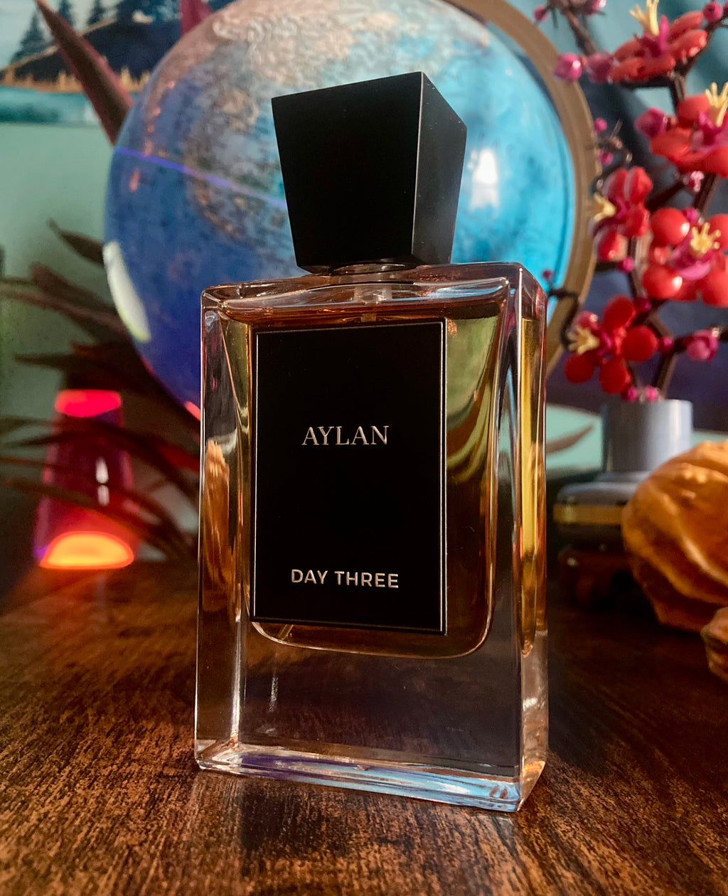Aylan Day Three Fragrances | 8 Drop, 1/2mL & 5mLs