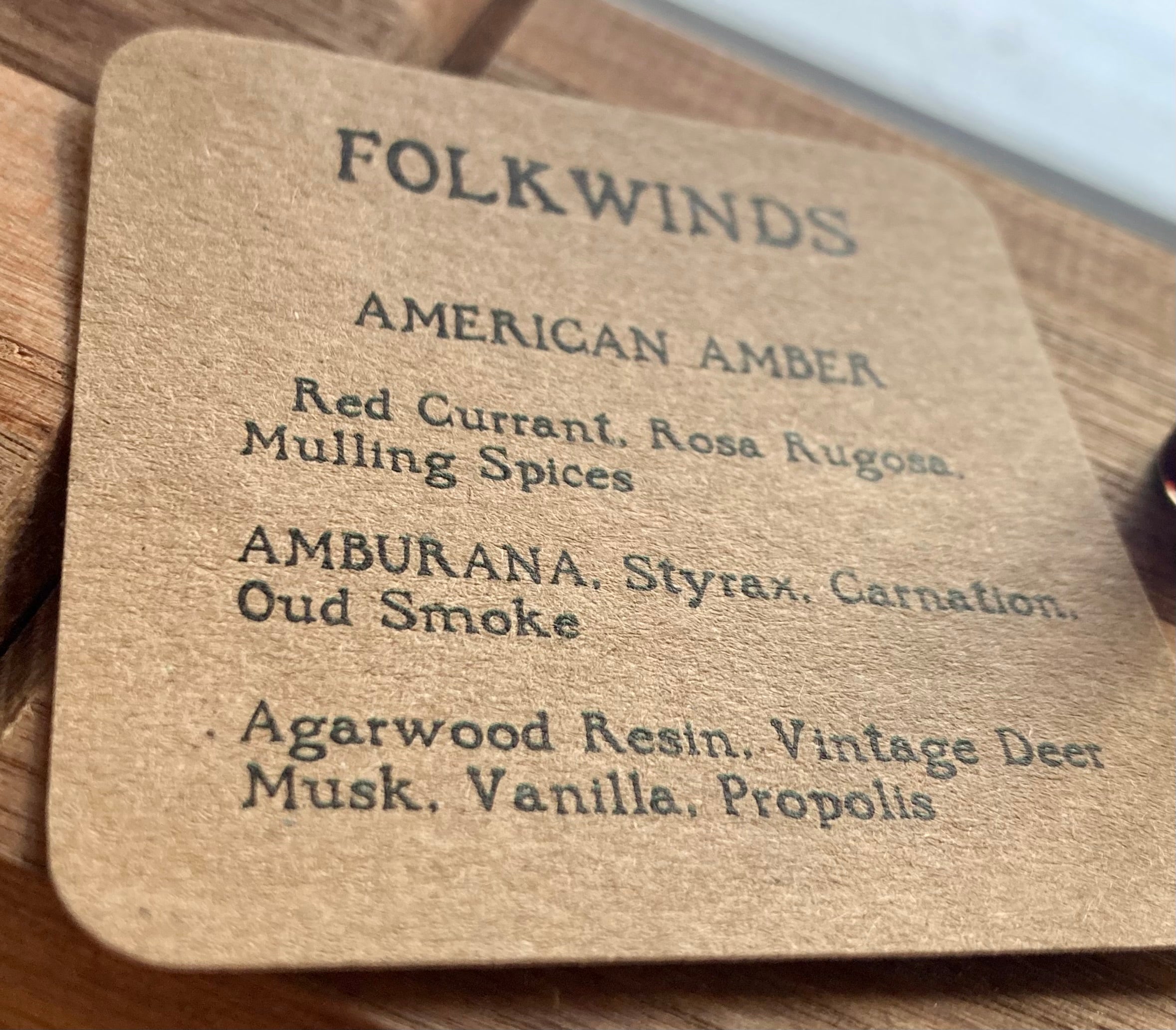 Folkwinds By-and-By & American Amber | 8 Drop Samples