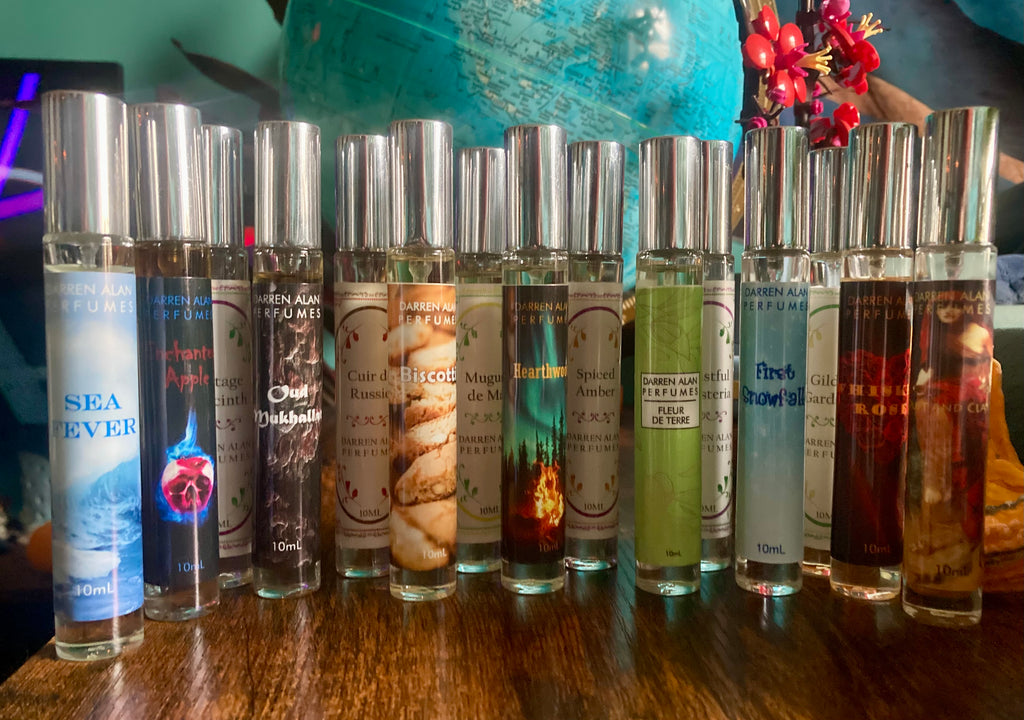 Darren Alan Perfumes Assorted Fragrances | 8 Drop & 1/2mL Samples